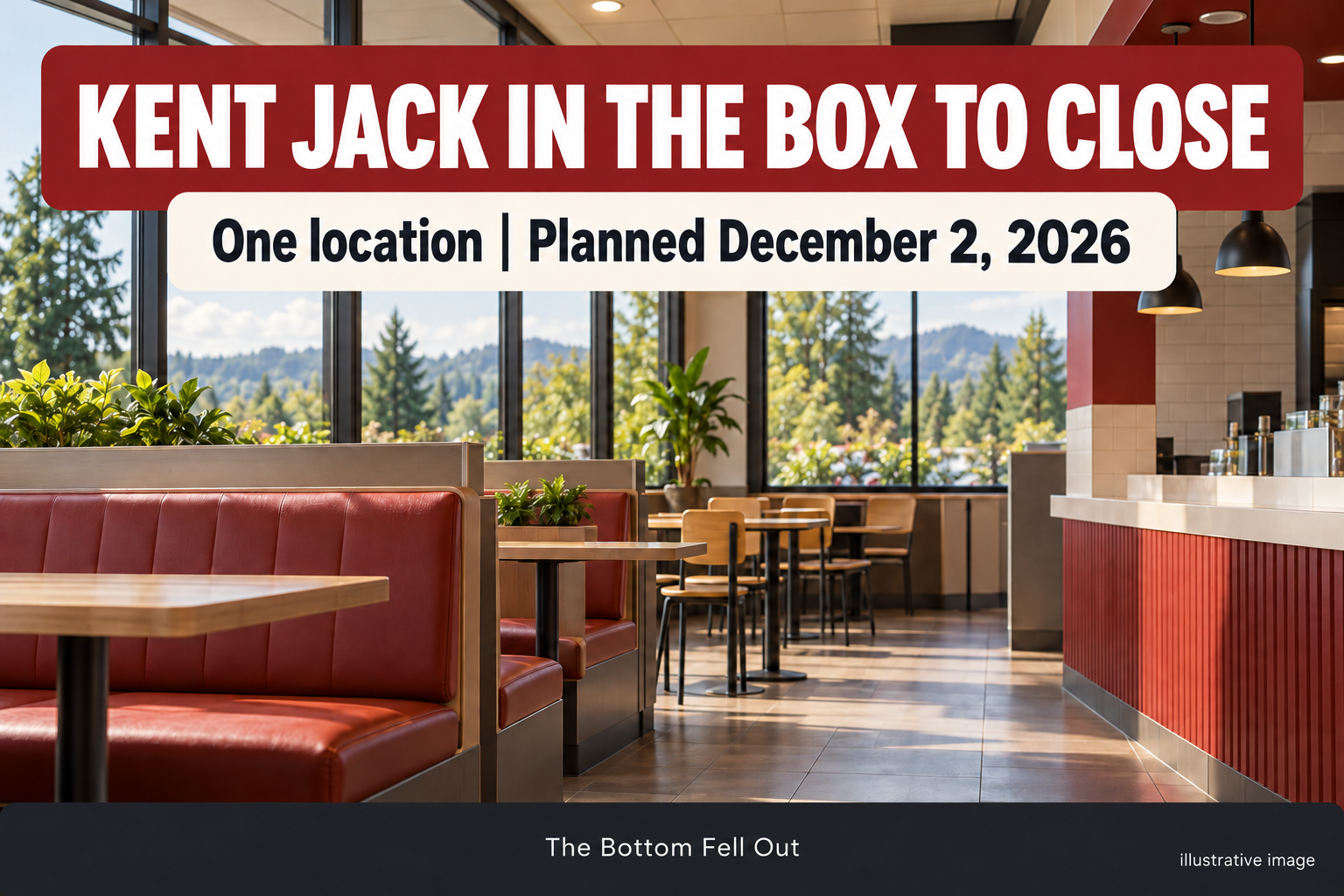 Illustrative graphic reading Kent Jack in the Box to close