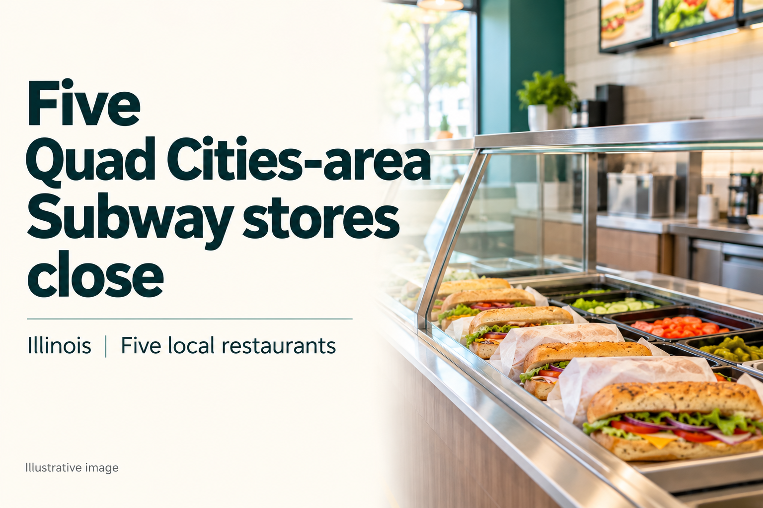 Illustrative sandwich-shop counter, not a photograph of an affected Subway location